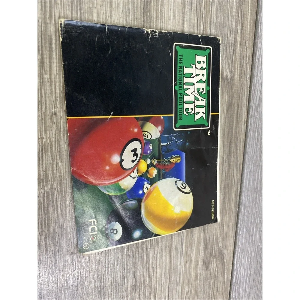 Break Time: The National Pool Tour (Nintendo 1993) NES - Completed CIB